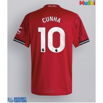 Manchester United Matheus Cunha #10 Domaci Dres 2025-26 Kratak Rukav
